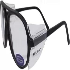 TITUS G35 레트로 에비에이터 Z87 선글라스 눈 보호 및 사이드 쉴드 모터사이클 촬영 도트 ANSI CE 승인