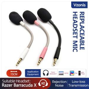 3.5MM 잭 분리형 게임용 헤드셋 마이크 핑크 헤드폰 수리용 레이저호환 Barracuda X 무선 멀티 용