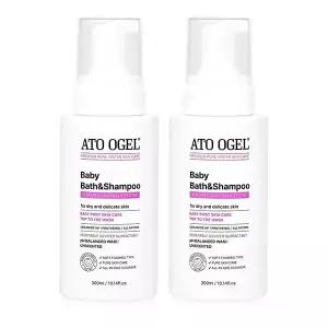 아토오겔 베이비 키즈 아기 샴푸 유아 바디워시 신생아 바스앤샴푸 2개입 - 1개