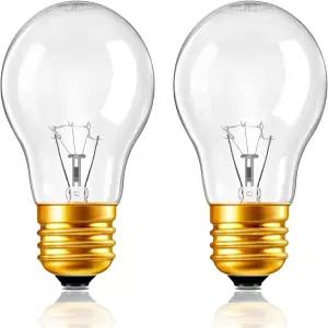 오븐 전구 A15 40W 120V 스토브 내열 가전 냉장고 레인지 후드 전자레인지 용암 램프 교체 E26 중간 베이스