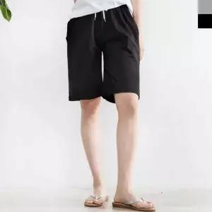 여성 2줄 라인 5부 트레이닝 반바지 커플 운동복 501G