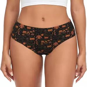 SEOKA 여성용 브 스트레치 여성 비키니 팬티 편안한 속옷 엄마 아내를 위한 재미있는