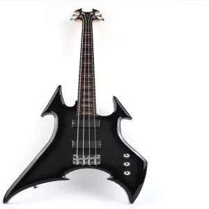 포질 쿨 쉐이프 풀 사이즈 스탠다드 일렉트릭 베이스 기타 4현 오른손잡이 솔리드 바디 캐나다 메이플 넥