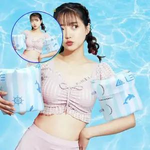 쌍문상회 튜브 안전한 KC 수영링 물놀이 유아 세트