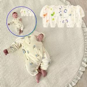 쌍문상회 편안한 아동우주복 긴팔 젖병스냅 신생아 배냇 외출복