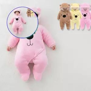 쌍문상회 신생아우주복 부드러운 긴팔 보온 데일리 유아 외출복