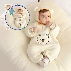 쌍문상회 우주복 포한 보넷세트 긴팔 신생아 외출복 촬영룩