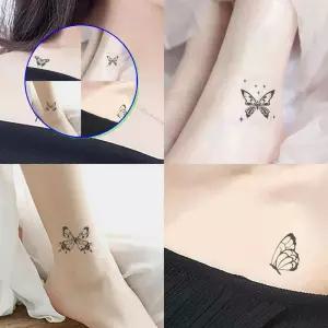 쌍문상회 여성타투스티커 감각적인 10종세트 헤나 나비 문신 패션 소품