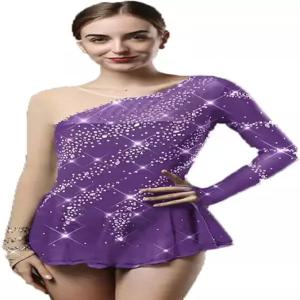 GICIR 여성 피겨 스케이팅 드레스 대회 스케이트웨어 핸드메이드