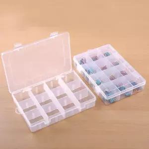다용도 칸막이분리형 DIY 비즈 네일아트 액세서리 낚시 태클박스