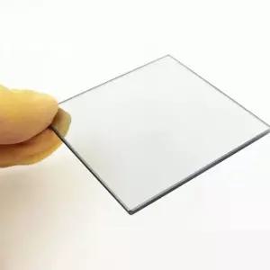 1pcs 12 * 1.1mm 50 반투과 유리 망원 빔 스플리터 갈스 플레이트 프리즘 텔레프롬프터 전송12x12x1.1mm