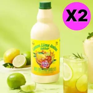 복음자리 제로 레몬라임 아이스티 대용량 1.47L X 2개