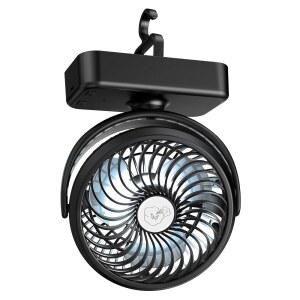 REENUO 휴대용 캠핑 선풍기 책상 소형 비상 있는 LED 텐트 근무용 키트용 조명이 선풍기 여행 침실 충전식 배터리 USB 후크가 40시간 달린 걸이형