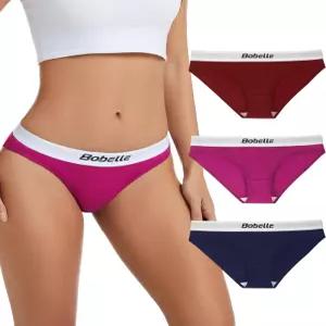 보벨 메리노 울 속옷 여성 워머 힙스터 팬티 로우 라이즈 브 비키니 3팩