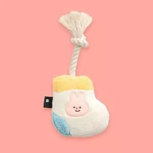 바잇미 멍멍이 바스락 장난감 삑삑 인형 터그 놀이 양말 1개