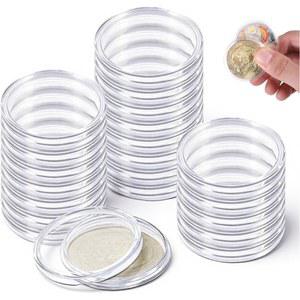 20팩 40 6mm 릴 실버 캡슐 이글 이글코인 맞습니다 수집가용 케이스 수집 코인 달러에 보호 용품이 홀더 개스킷