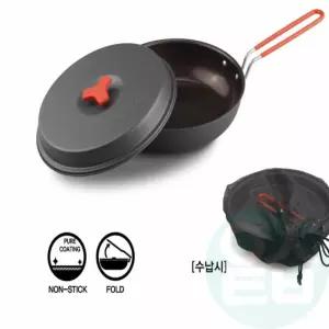 위센티브 캠핑용 뚜껑 프라이팬 캠핑용냄비 캠핑후라이팬