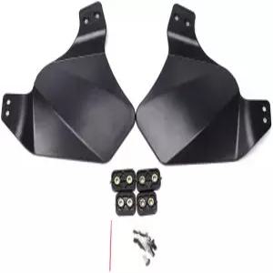 빠른 헬멧 레일 에어소프트 군용 전술 액세서리용 측면 커버 부드러운 고무 소재 두 개 귀 보호