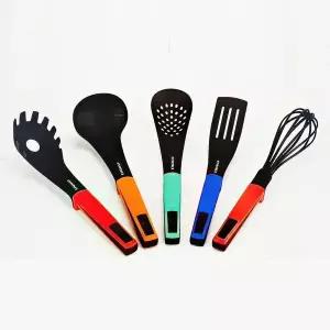 리빙센스 키친툴 국자 스푼 뒤집개 5종 조리도구 세트 가정용