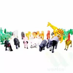 위라이즈 키즈인 야생의 세계-대 사자피규어 얼룩말장난감 피규어세트 기린장난감