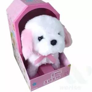 위라이즈 귀여운 마르티즈 인형 딸아이선물 건전지인형