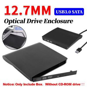 5Gbps 12.7mm USB 3.0 SATA 외장 드라이브 인클로저 미끄럼 방지 DVD CD-ROM RW 플레이어 광학
