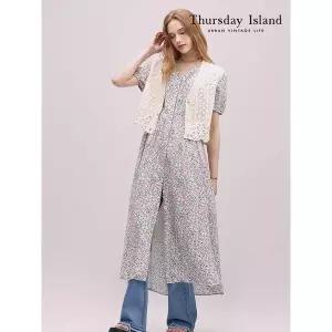 [하프클럽/써스데이아일랜드]스카시 오픈 베스트(T244MVT232W)