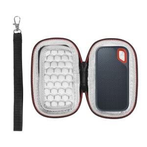 SanDisk호환E30 E60 E61 SSD용 하드 운반 케이스 상자 보관 액세서리 가방 파우치