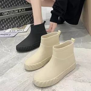 여자 데일리 소프트 숏 앵클 방수 장화