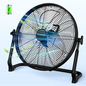 톤리 18인치 휴대용 배터리 고속 USB 무선 흐름 60시간 런타임 12 선풍기 캠핑 충전 여름 전화 무선 작동식 충전식 조용한 야외 바닥 파티오 공기 가제보용