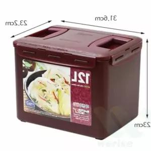 위라이즈 김치통 12L (배추5포기) 냉장고반찬통 냉장고수납 김치용기