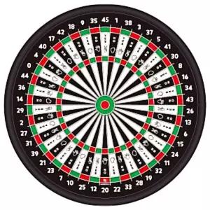 선물 자석다트 원형 캠핑 학교 로또 교구 단체 LWDBB505