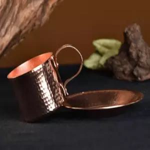 손잡이 구리컵 카페용 머그컵 커피잔 놋그릇 고급 티포트