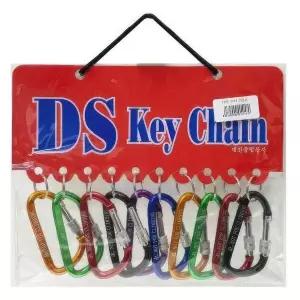 등산 가방 연결 고리 잠금 카라비너 열쇠고리 대 10개 등산복