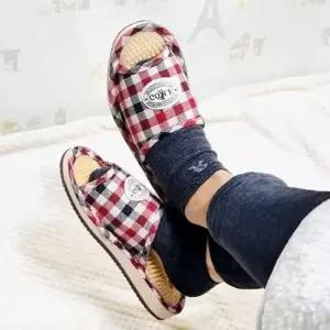 인기상품 마사지 거실화 실내화 층간소음 다용도 체크 지압 슬리퍼 [WFMC6GN_260327]