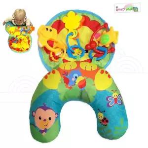 아기 터미타임 배밀이 딸랑이 감각발달 놀이매트 신생아 촉감놀이 헝겊책 애착인형