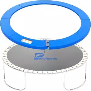 폴크스카스 트램펄린 패드 10피트 12피트 14피트 15피트 16피트 교체 안전 방수 및 찢어짐 방지 스프링