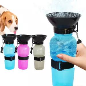 강아지 블루 핑크 손잡이 중량 고양이 물통 휴대 반려동물휴대용물통 그레이 구조 산책 물병