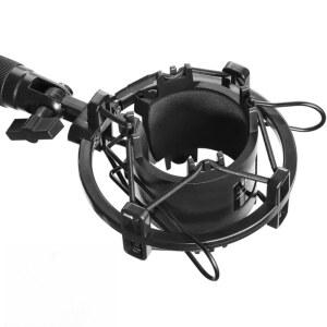 범용 마이크 쇼크 마운트 스튜디오 세트 42 4MM 콘덴서 방진 절연 클립 홀더