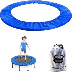 미니 트램펄린 3겹용 스프링 커버 40인치 교체용 안전 패드 가정 체육관용 쉽게 설치할 수 있는 찢어지지