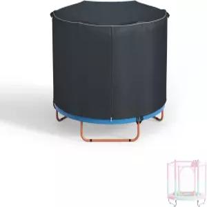 XCZ 트램펄린 커버 야외 점프 침대 60인치 원형 적합 전체 블랙