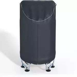 XCZ 트램펄린 커버 야외 점프 침대 울타리가 있는 55인치 원형 전체 검은색