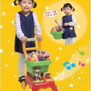 위라이즈 콩순이 쇼핑카트 장난감 어린이마트놀이 시장놀이