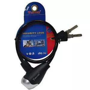 자전거 자물쇠 오토바이 바이크 잠금장치 와이어락 미니 열쇠