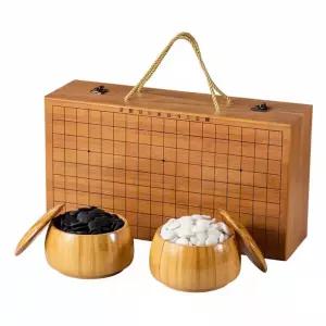 휴대용 원목 바둑알 바둑판 접이식 테이블 오목판 오목