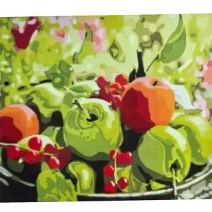 피포페인팅 DIY명화그리기 사과 그림그리기 아이윙스