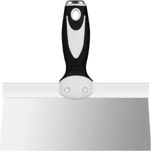 미스터 루이 8인치 건식 벽체 테이핑 나이프 스테인리스 스틸 석고 주걱 도구 조인트 소프트 그립 핸들