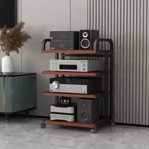 오디오 선반 앵글 철제 오디오장 음향 앰프 장식장
