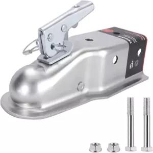 하드웨어가 장착된 베킨지 스트레이트 텅Zinc 트레일러 커플러 3인치 채널 2인치 히치 볼 5000파운드