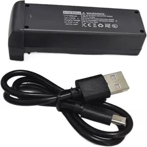 S156 브러시리스 RC 드론 4축 쿼드콥터 3.7V 1800mAh 배터리 USB 충전 와이어 교체가 간편합니다